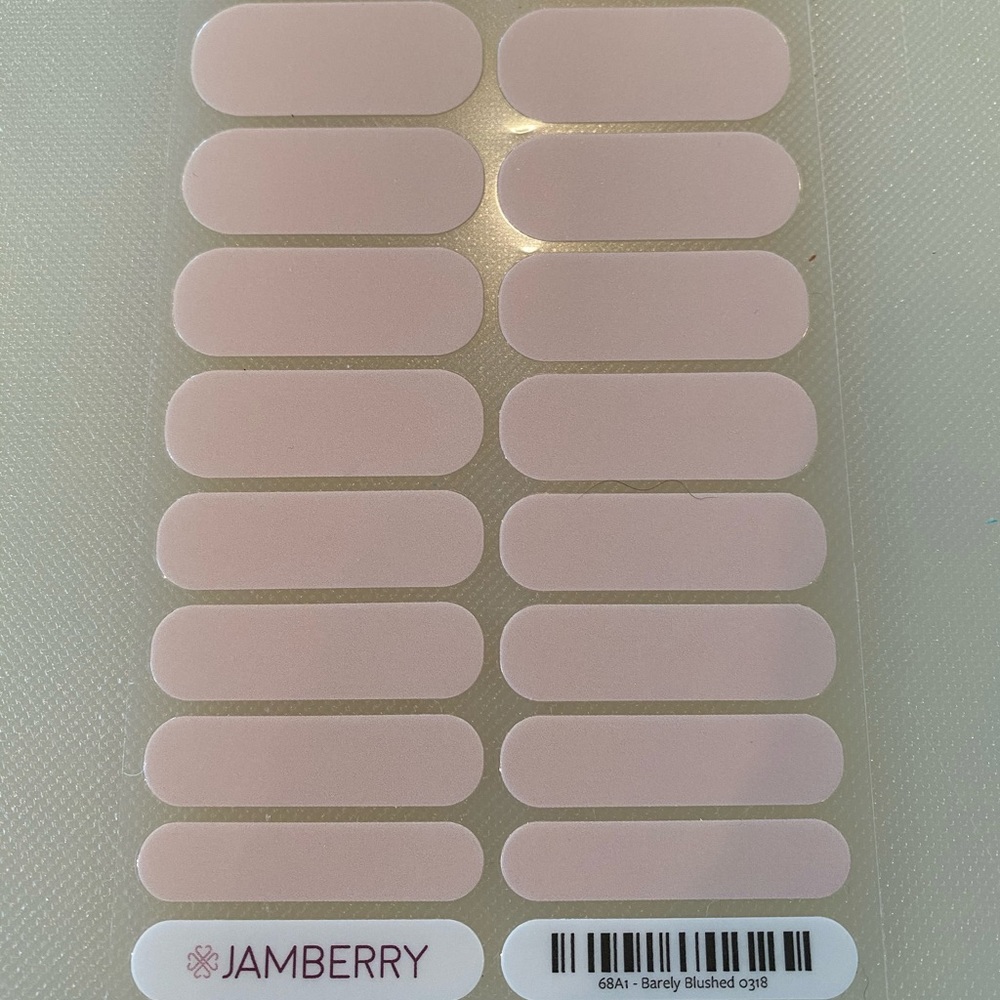 “Barely Blushed” (full set) Jamberry Wraps
